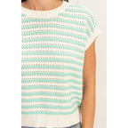 Sadie Striped Crew Top