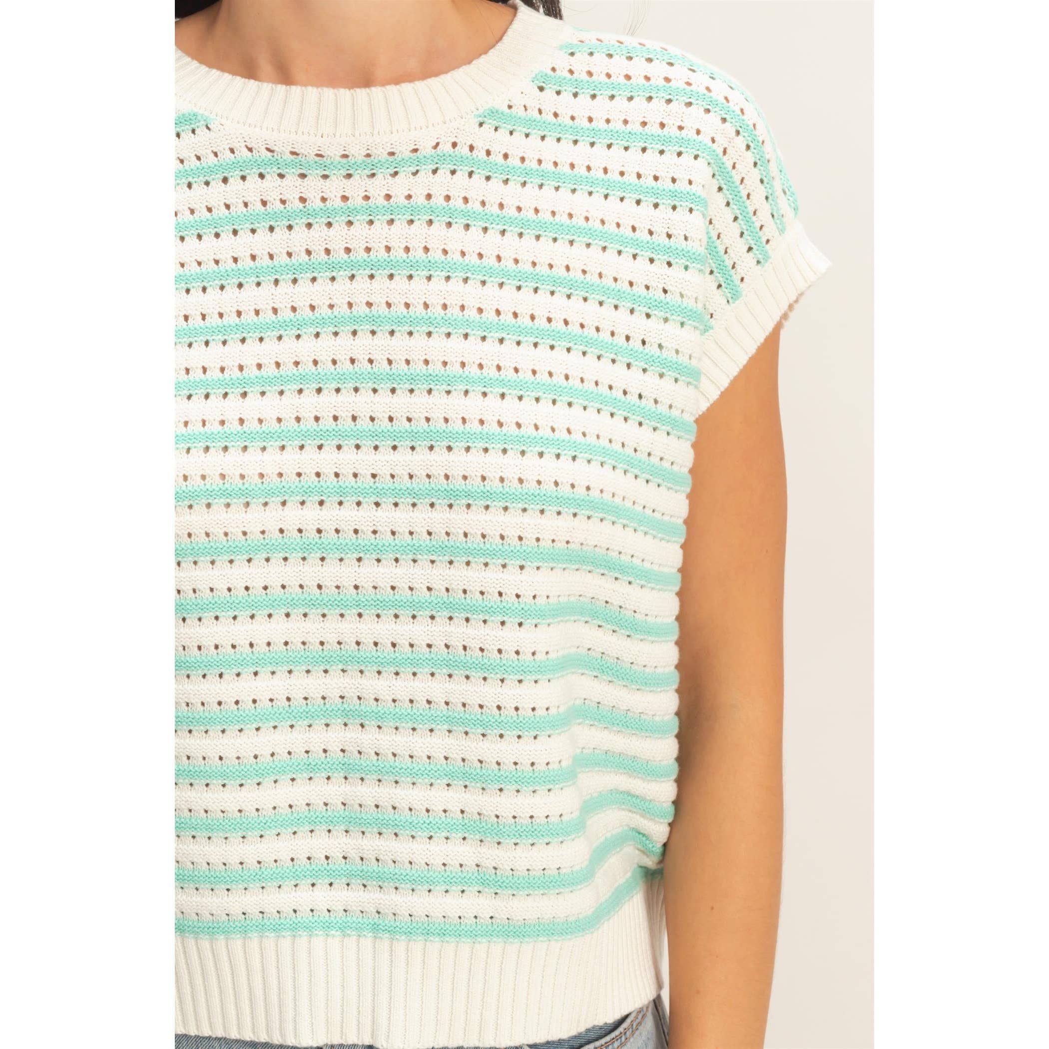 Sadie Striped Crew Top