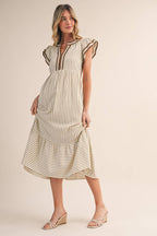 ALEX STRIPED DRESS