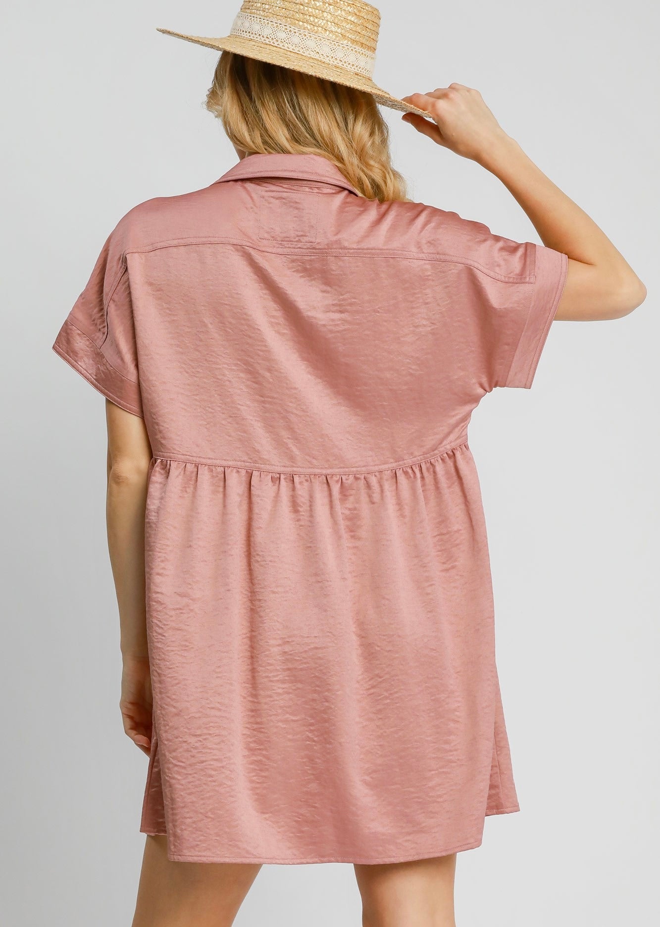 Sutton Washed Satin Dress
