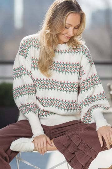 Matty Crew Neck Knitted Sweater