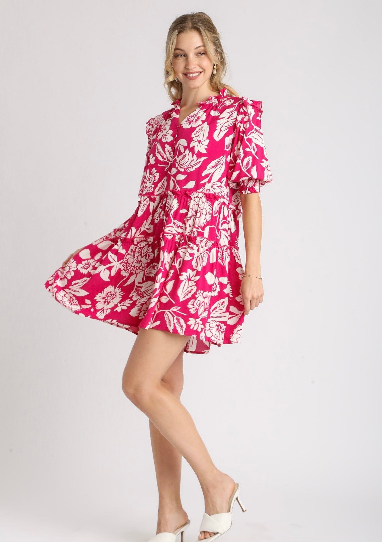 Faith Smocked Puff Dress