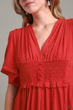 Amanda Smocked Dress