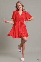 Amanda Smocked Dress