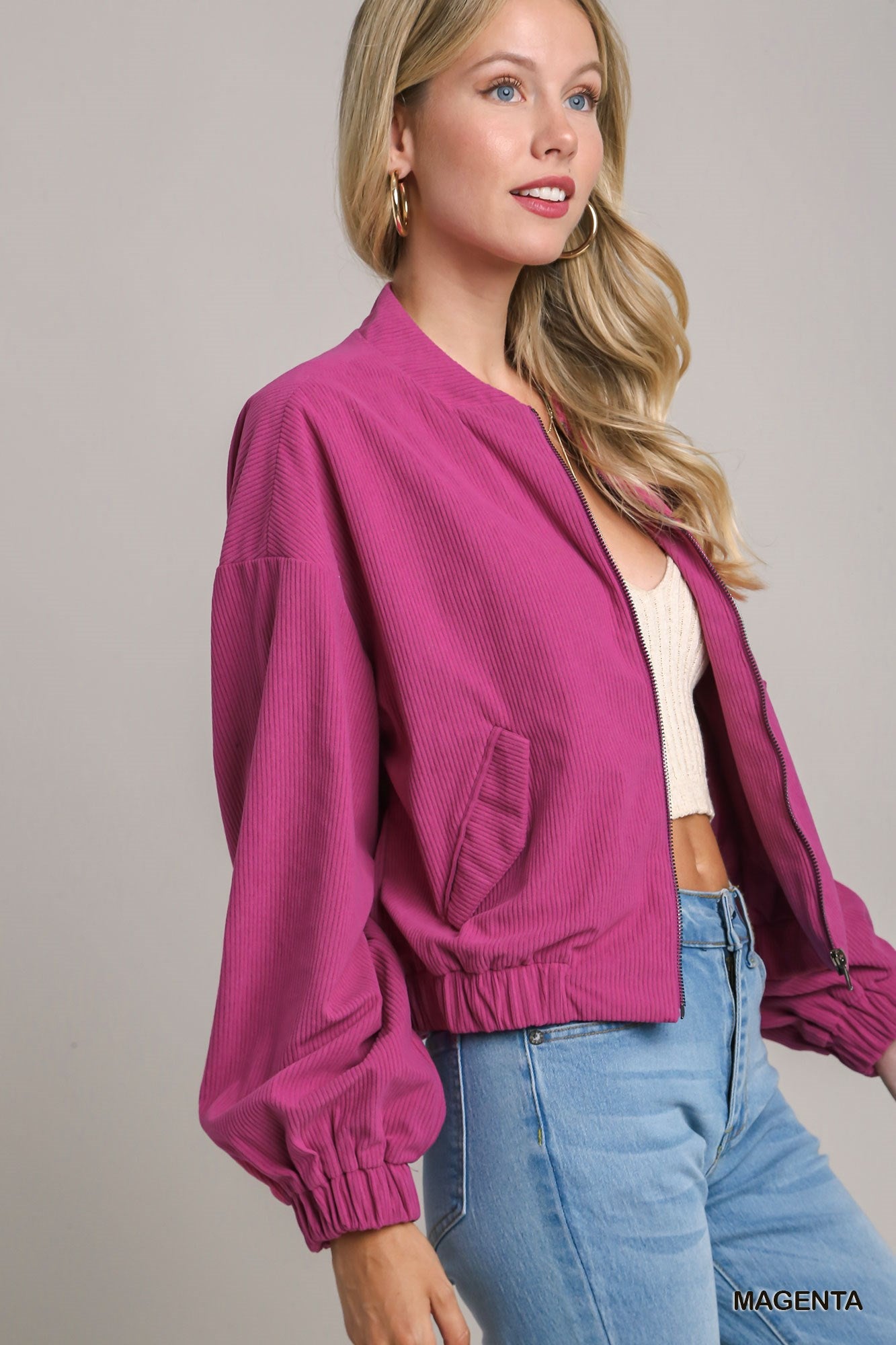 Corduroy Bomber Jacket