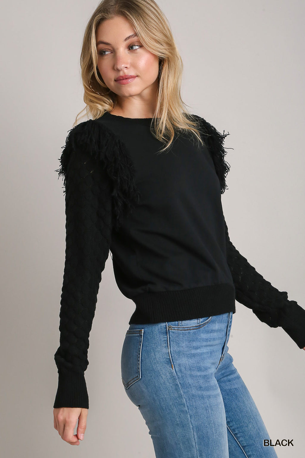 Lilly Fringe Sweater
