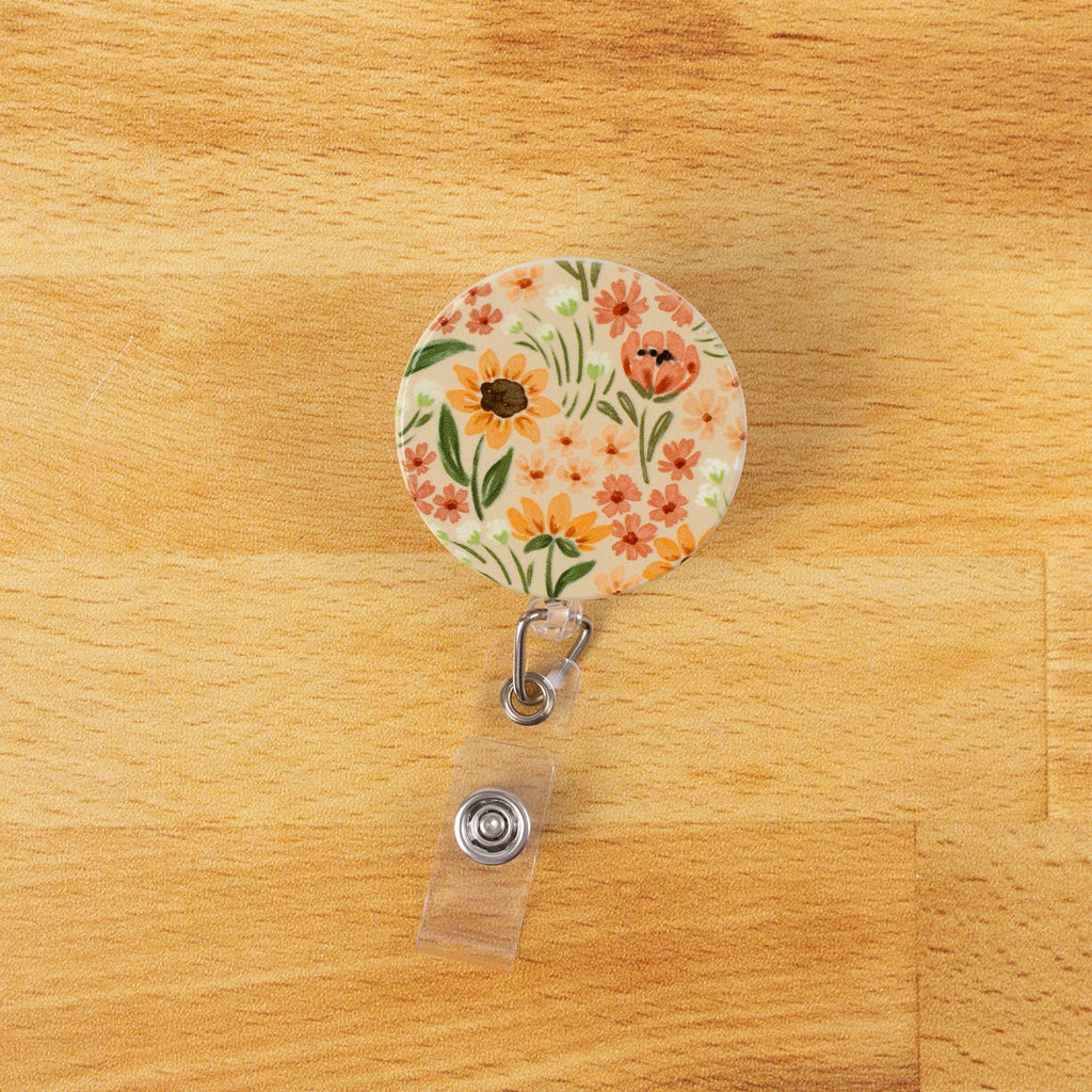 Floral Badge Reels: Sunny Poppies