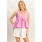 Beryl Lace Tie Top