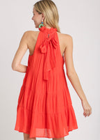 Emery Halter Tiered Dress
