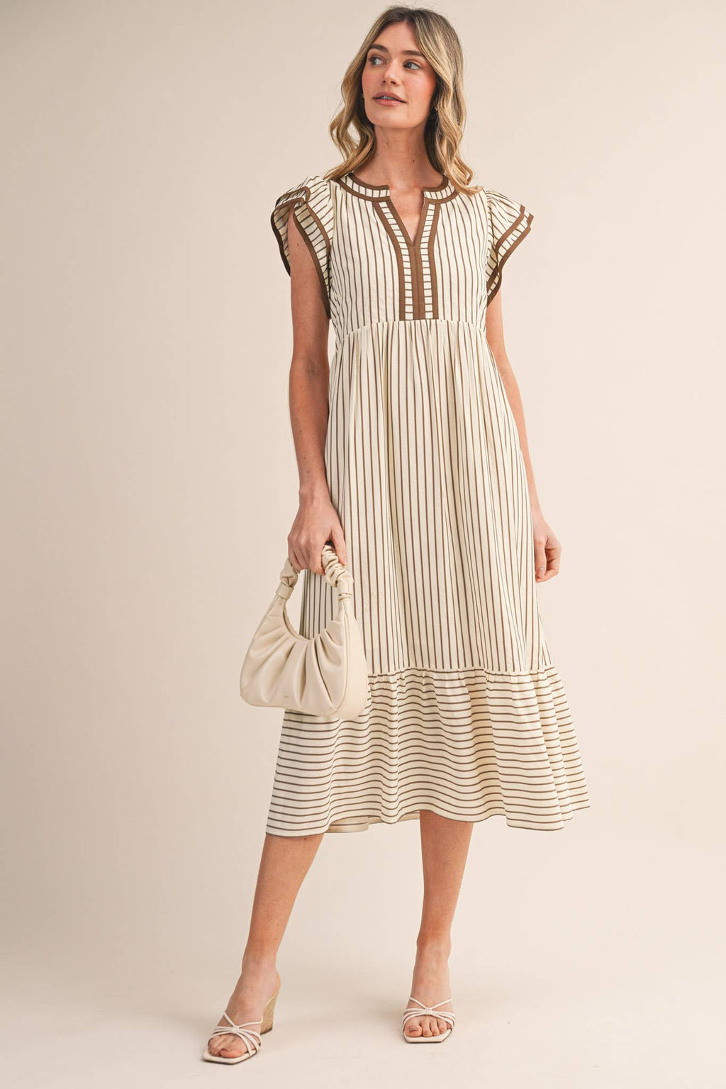 ALEX STRIPED DRESS