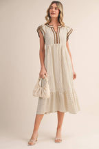 ALEX STRIPED DRESS