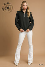 Everly Pullover with Ruffle