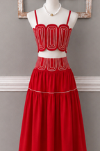 Winifred  Lace Trimmed Gameday Set