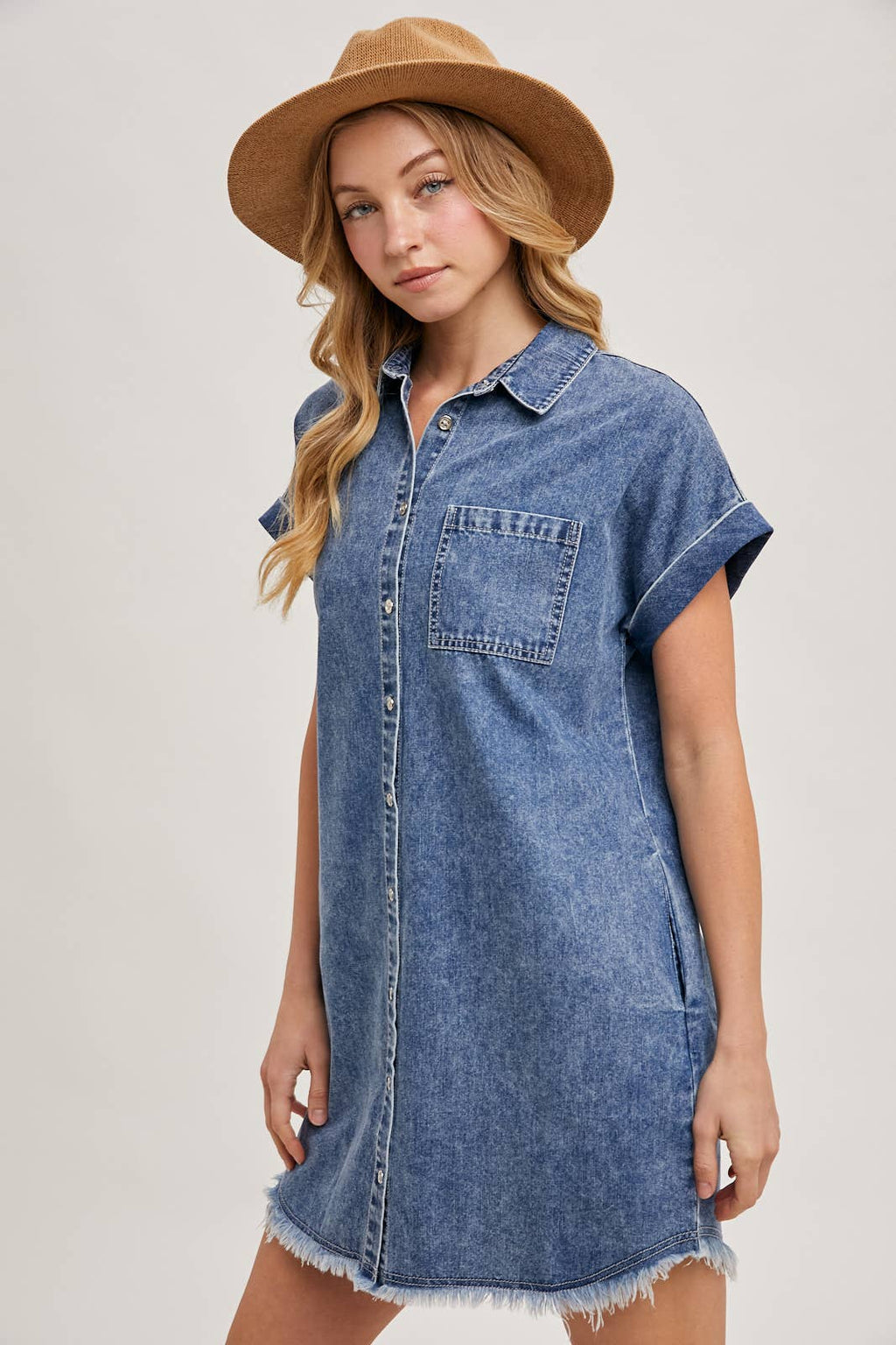 Ella Denim Shirt Dress