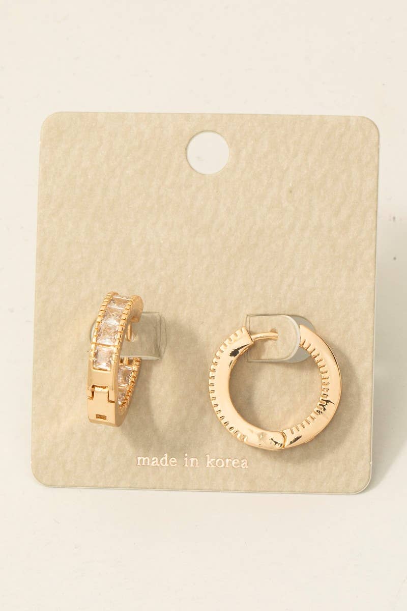 Zoey Hinge Hoop Earrings