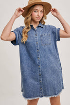 Ella Denim Shirt Dress