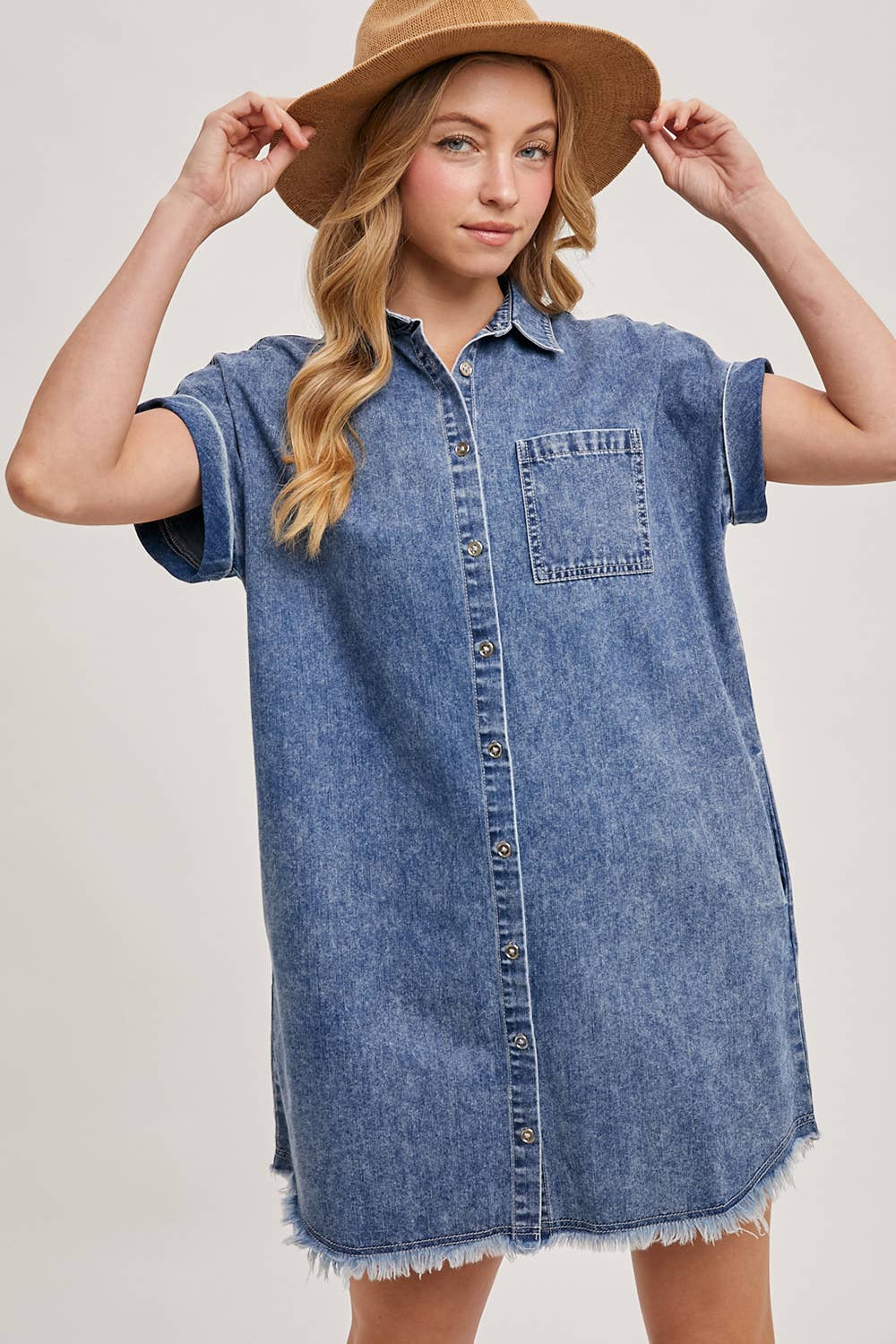 Ella Denim Shirt Dress