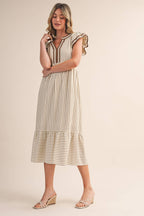 ALEX STRIPED DRESS