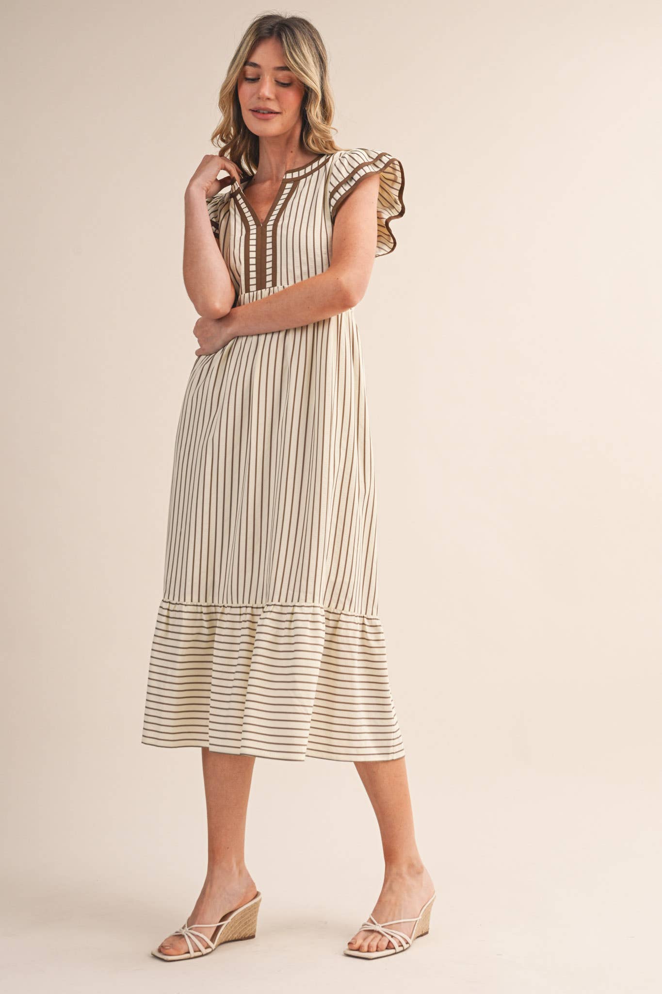 ALEX STRIPED DRESS