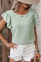 Amy Ruffled Blouse
