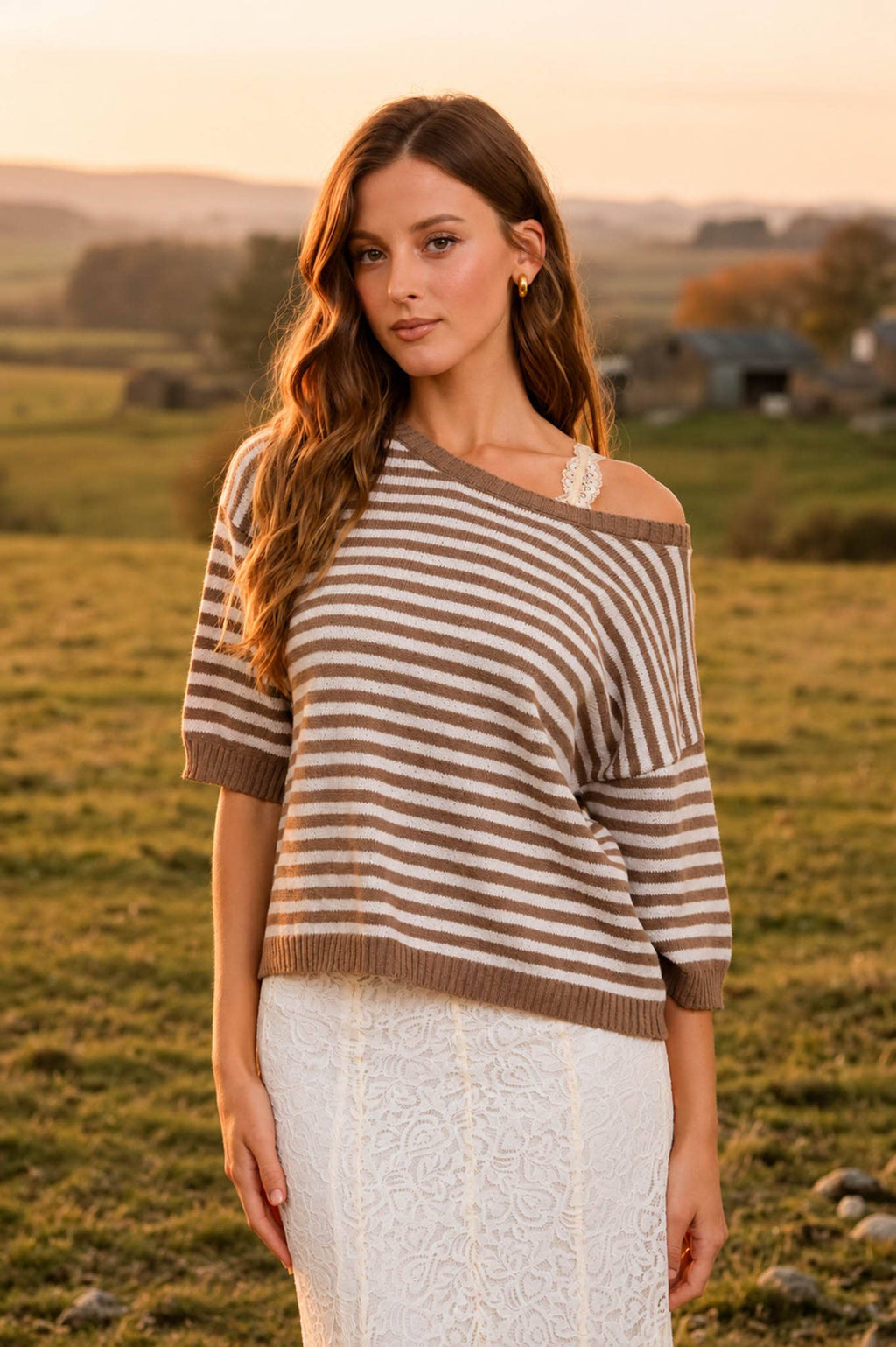 CASSIDY STRIPE SWEATER