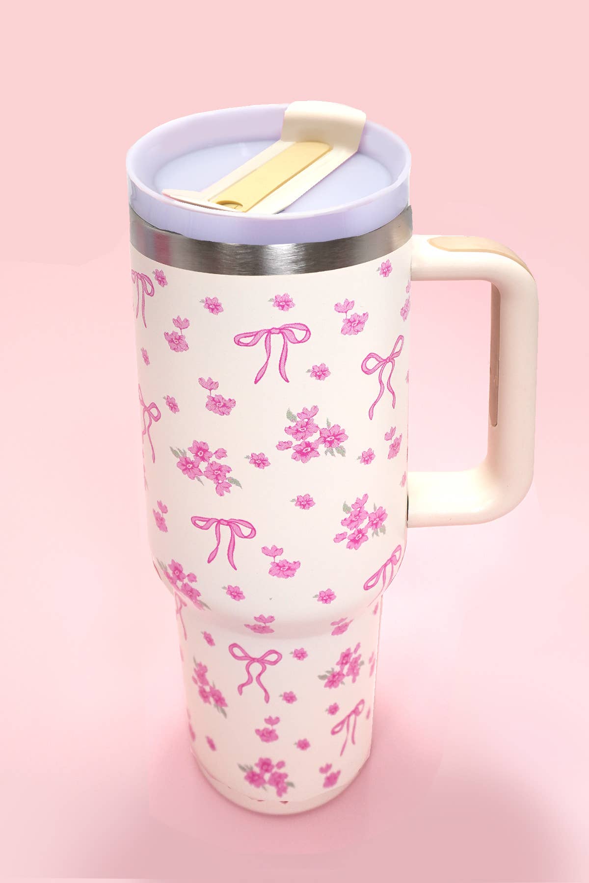 STAINLESS STEEL BOW TUMBLER
