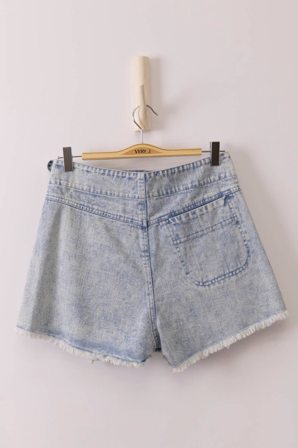 Macy Washed Denim Skort