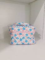 Dainty Floral Makeup Bag