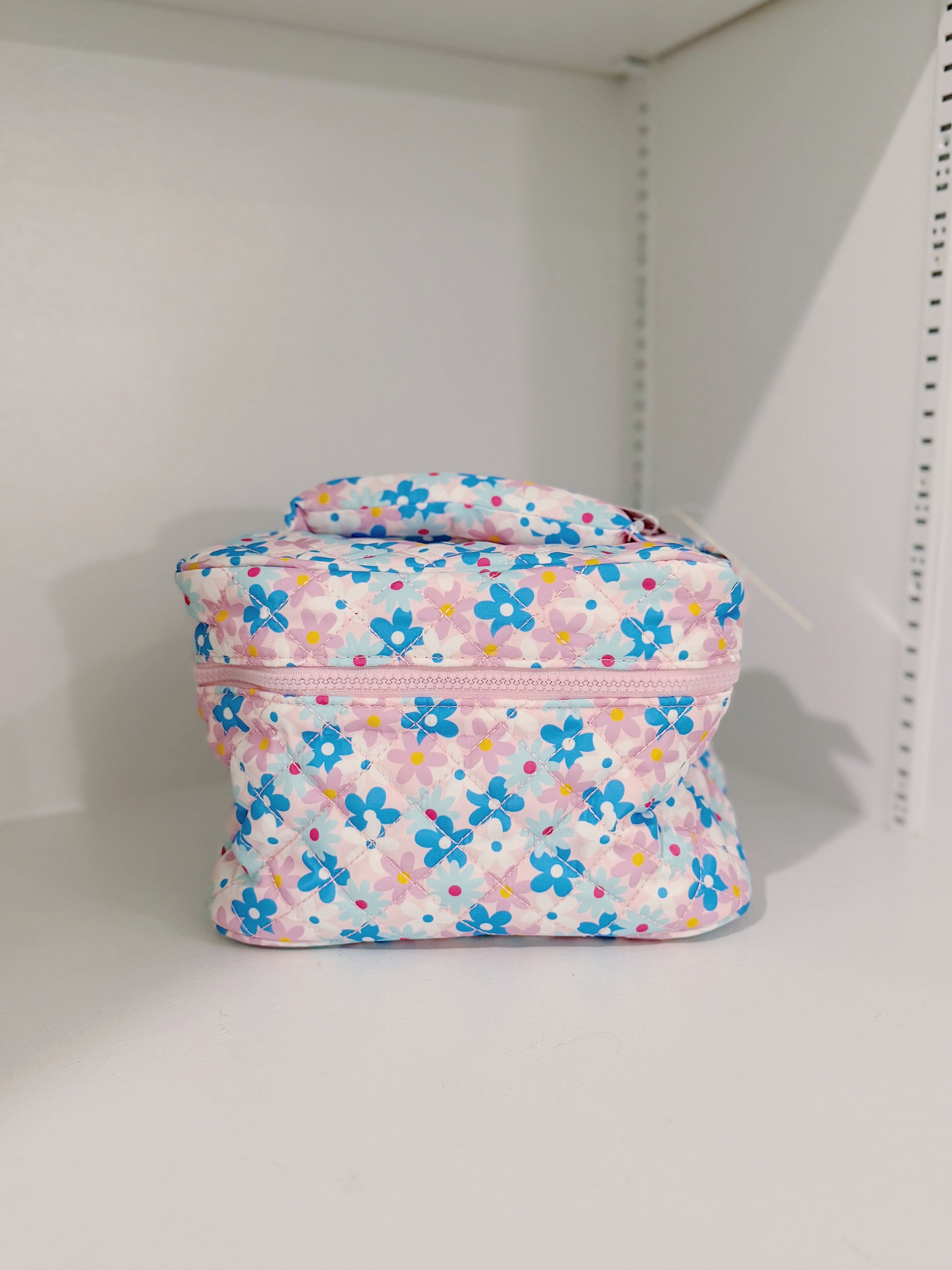 Dainty Floral Makeup Bag