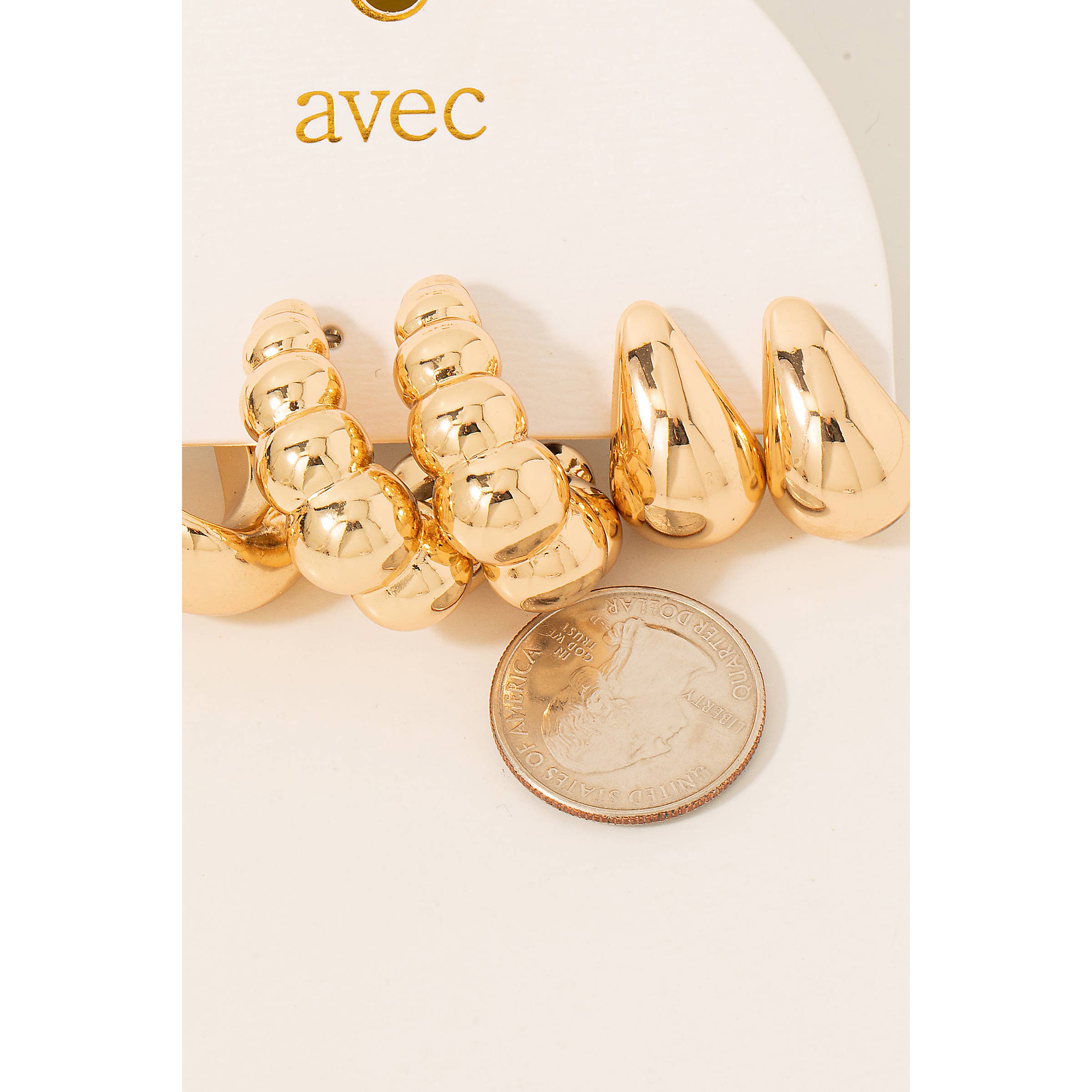 Ashley Hoop Earrings Set