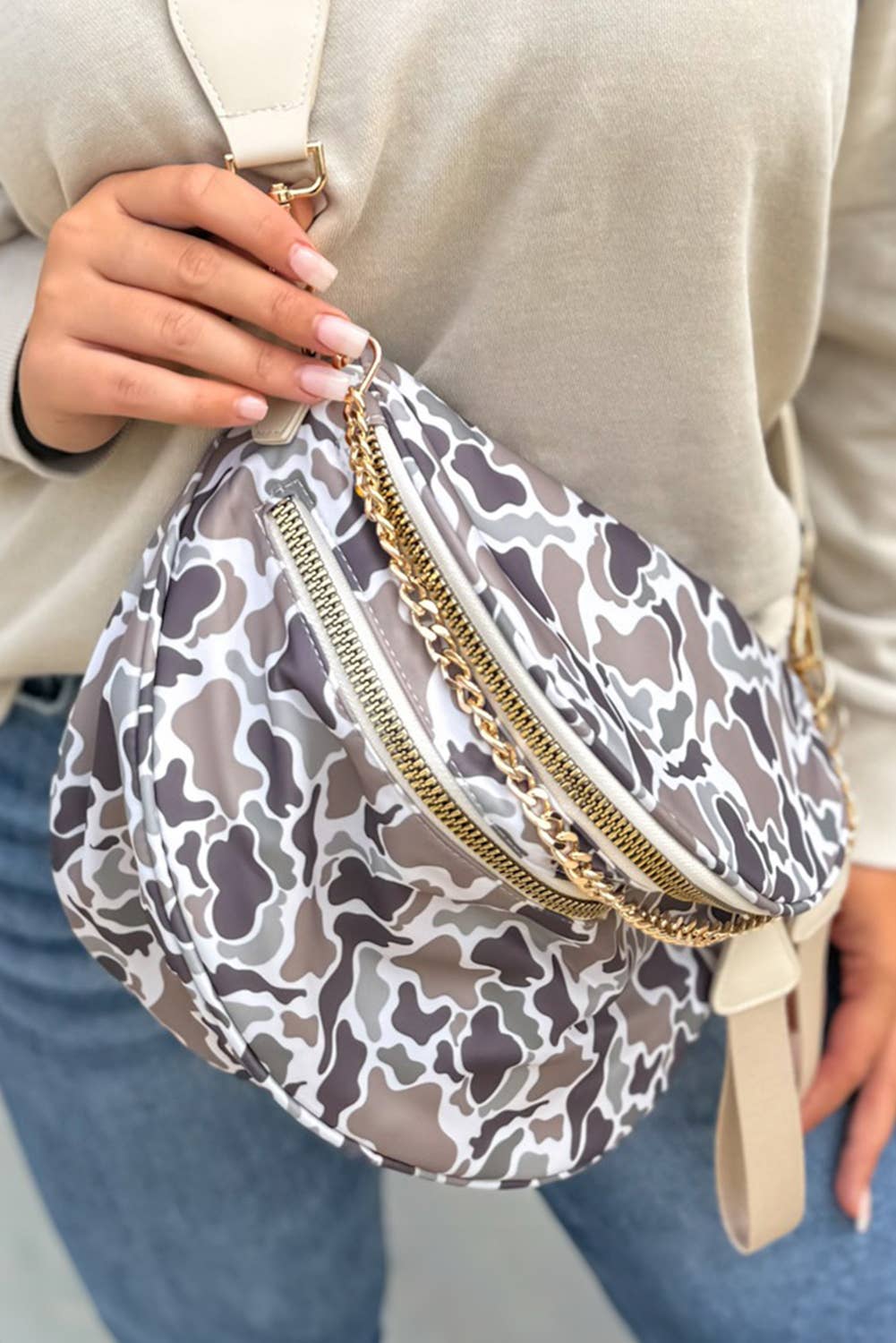 Camo Crossbody Bag