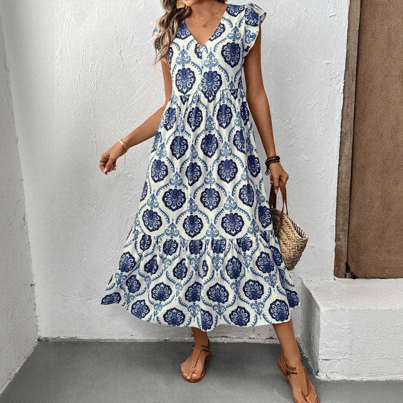 Alice Blue Floral Dress