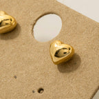 Rosa Gold  & Gold Mini Heart Earrings