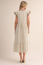 ALEX STRIPED DRESS