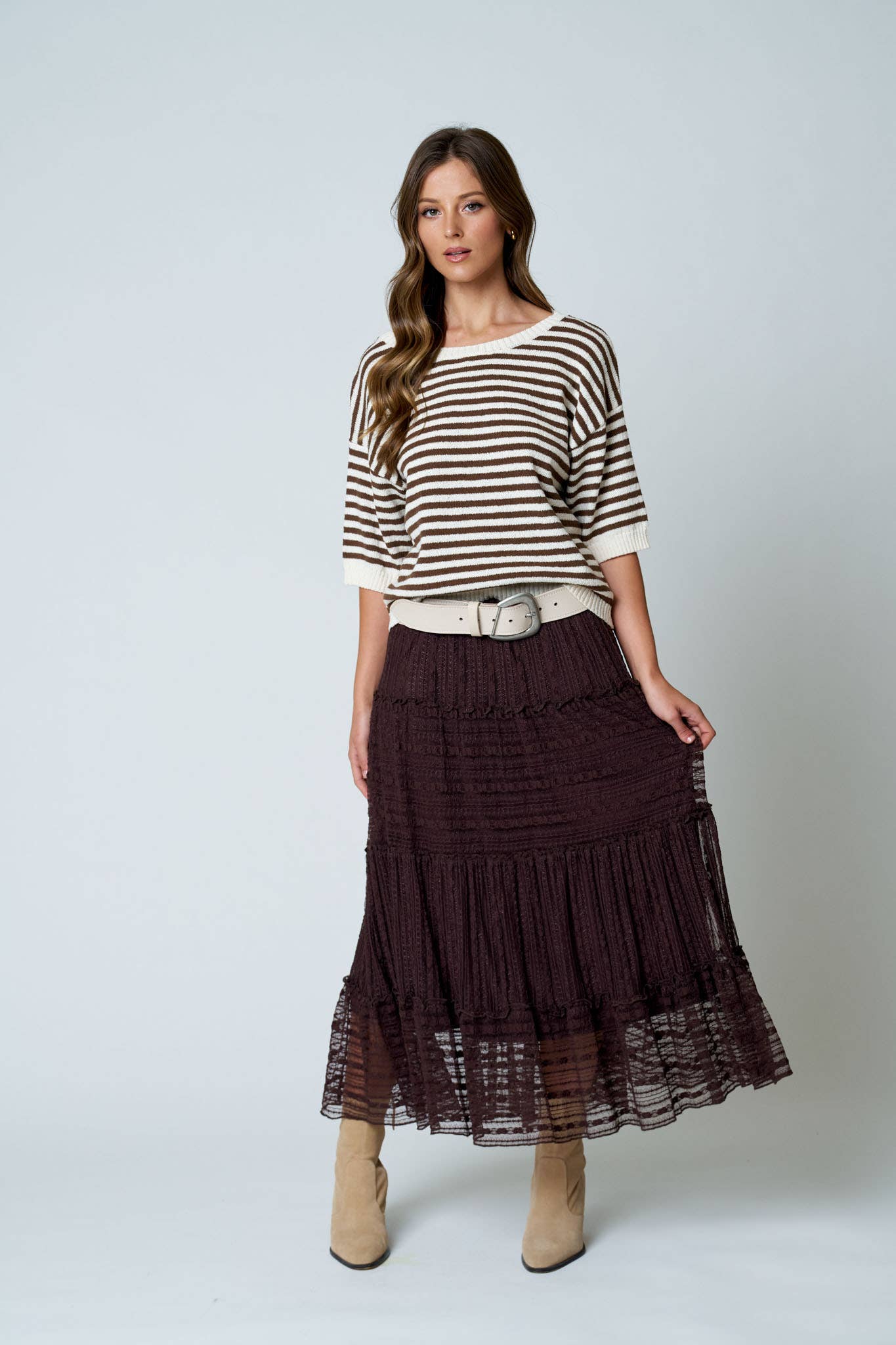 JULIA STRIPE SWEATER