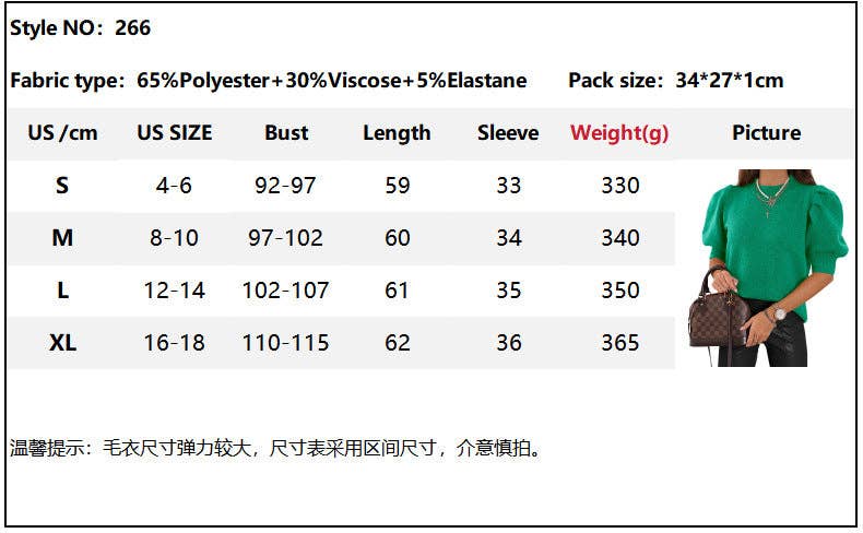 Amy Puff Sleeve Sweater