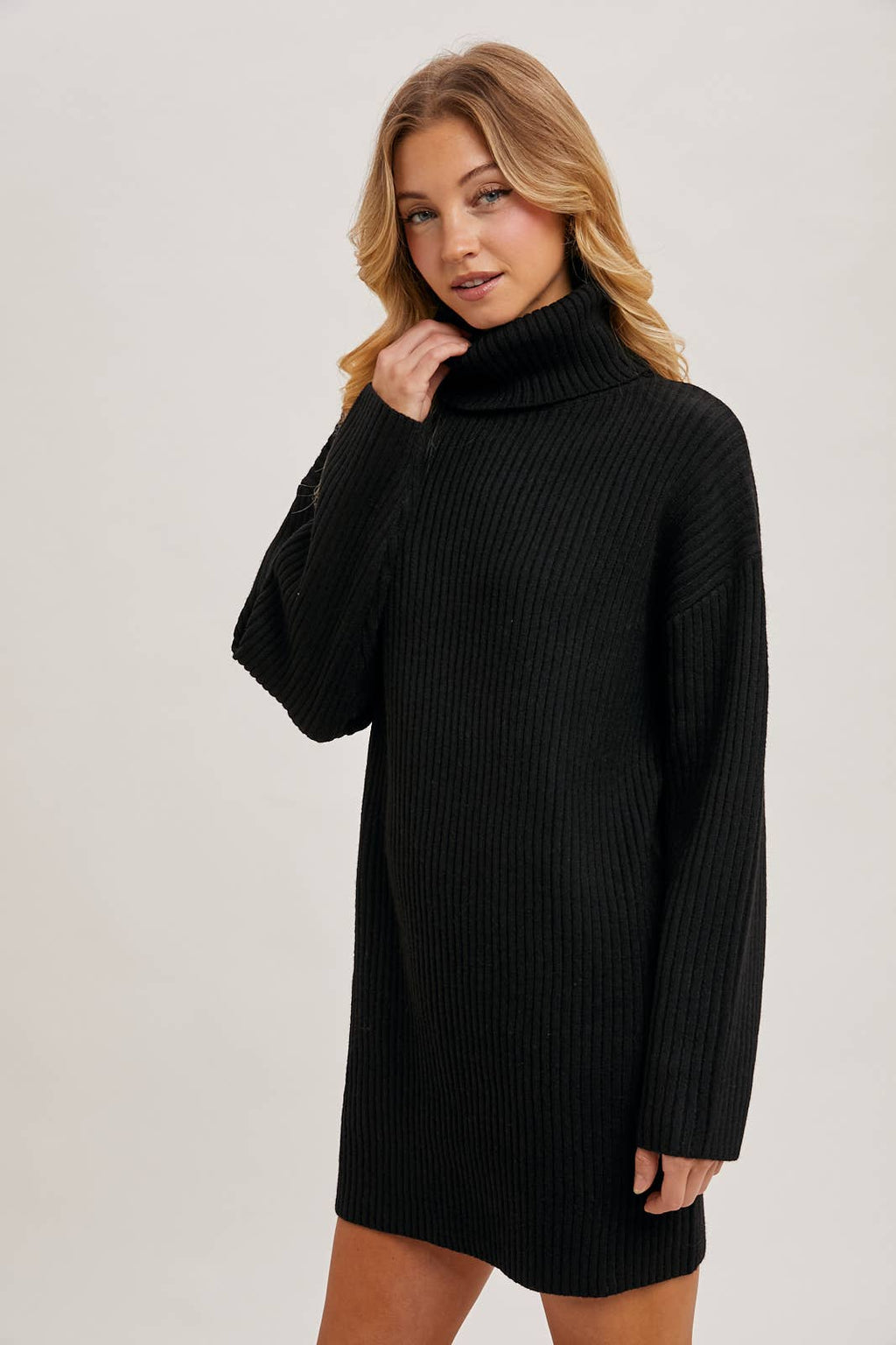 Ava Turtle Neck Sweater Dress