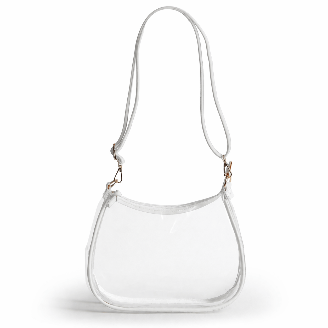 NC Tar Heels Sara Clear Purse with Skinny Scarf