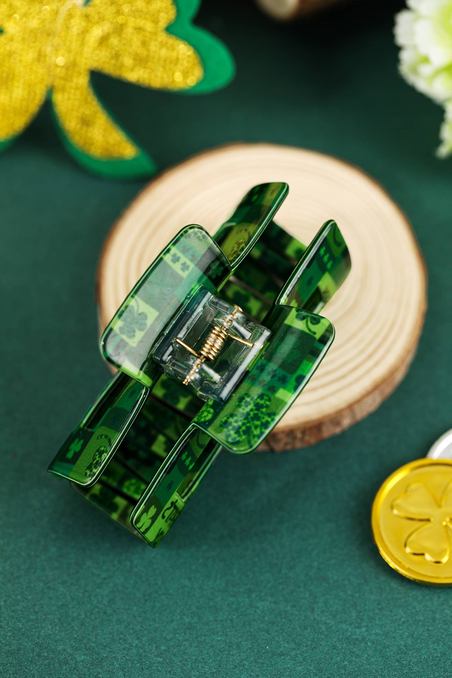 St Patricks Day Claw Clip