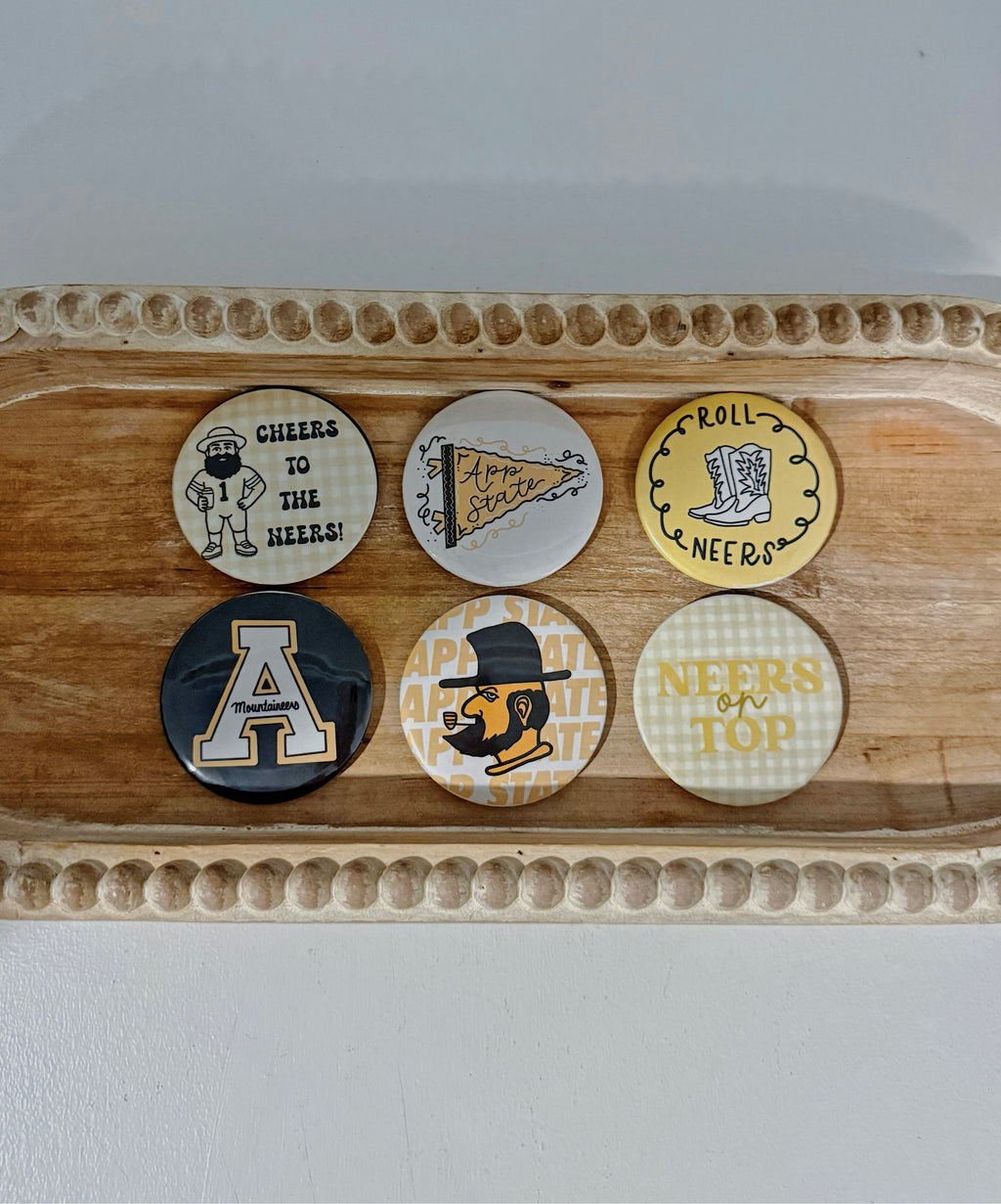 Appstate Gameday Pins