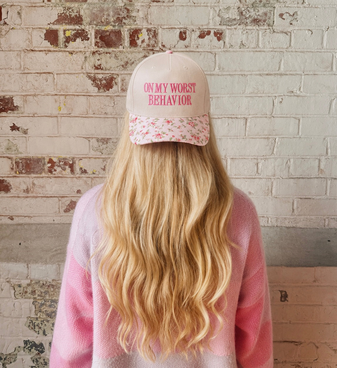 ON MY WORST BEHAVIOR HAT