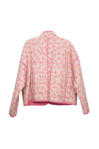 Pink Dainty Floral Quilted Jacket