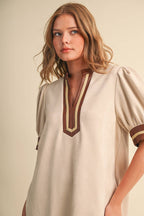 KINSLEY SUEDE DRESS