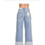 Ren Cuffed & Wide- Leg Jeans