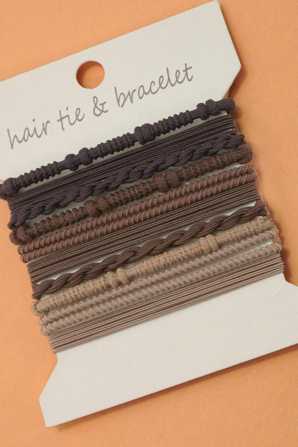 Boho Multi Hair Tie Bracelet Set