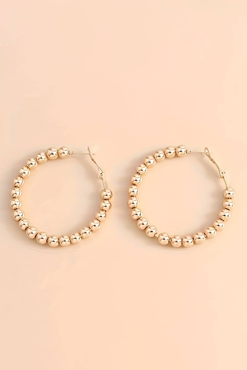 Mandy Beads Hoop Earrings