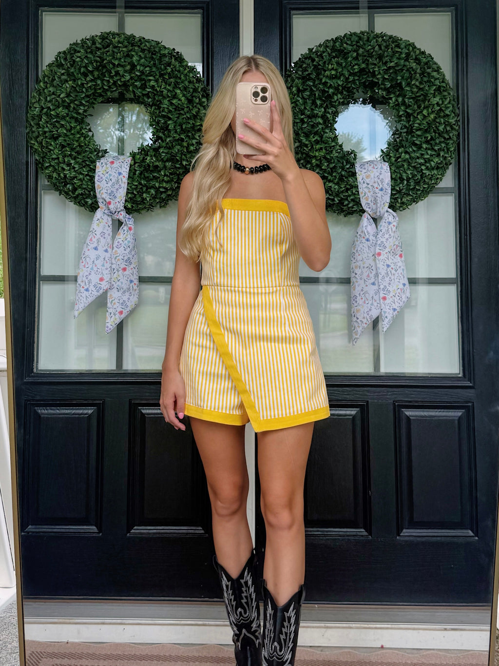 Saffron romper Gameday