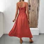 Saylor Textured Pleated Dress