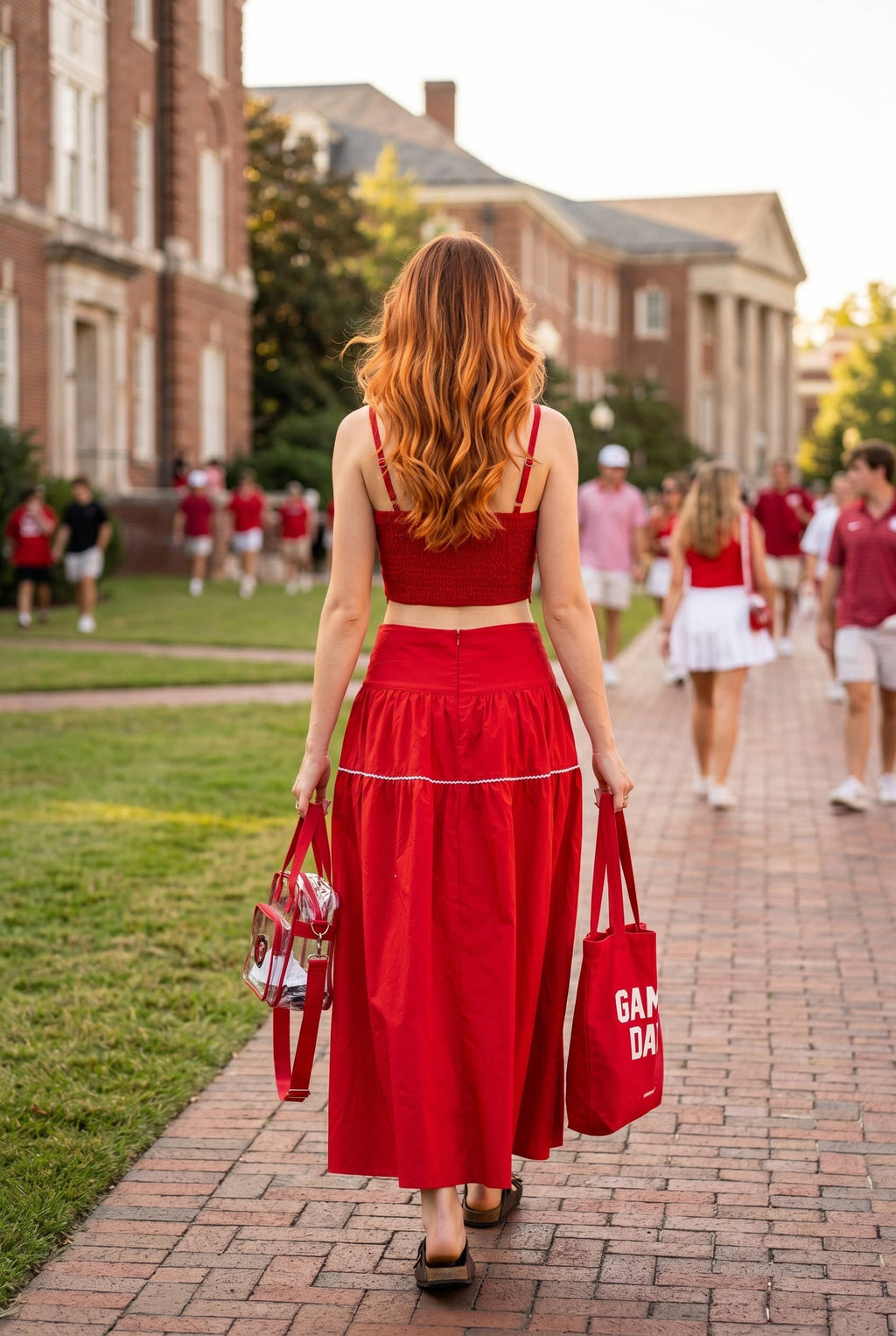 Winifred  Lace Trimmed Gameday Set