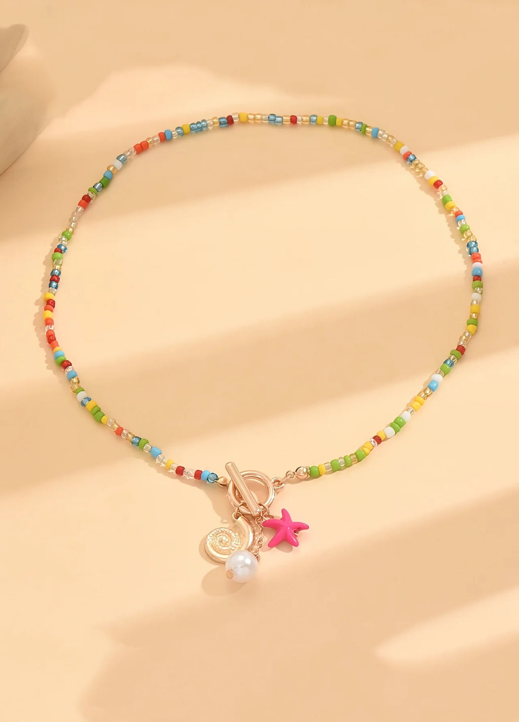 Beaded Starfish Necklace